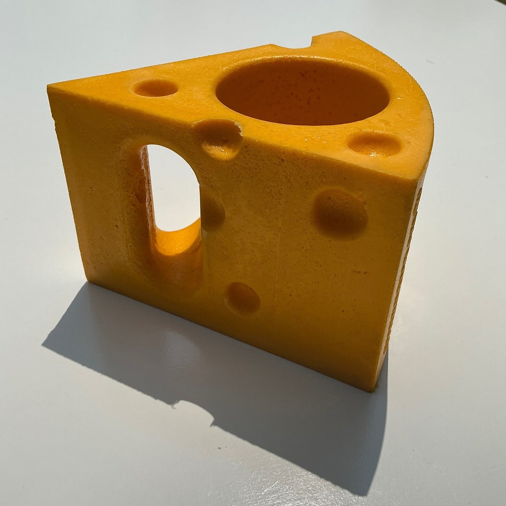 Cheesehead Cozy Foam Drink Insulator Wedge Green Bay Foamation Inc Made in USA